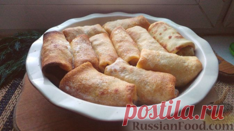 Блинчики на молоке, с начинкой из мяса и сыра Тесто для этих блинчиков замешивается на молоке. Блинчики получаются тонкими, но эластичными, так что завернуть в них любую начинку не составит никакого