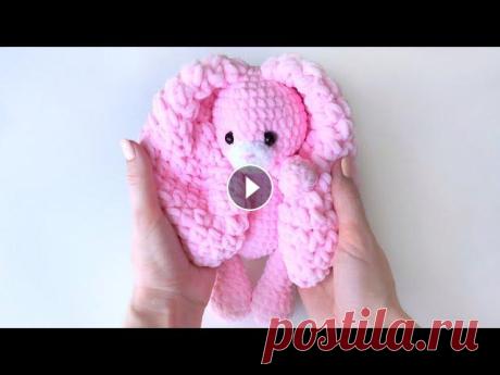 Зайчик крючком из плюшевой пряжи. Подробный МК Мой Инстаграм @medintseva_toys Кто хочет поблагодарить автора - карта Приватбанка 4731219616168880 Дорогие мои подписчики! Вы мне столько приятного пи...
