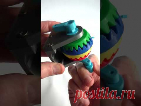 🌑 Прецессионный редуктор Невероятная механика на 3D принтере #3dprinting #Shorts Игорь Белецкий