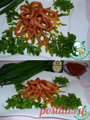Кальмар маринованный в соевом соусе - кулинарный рецепт