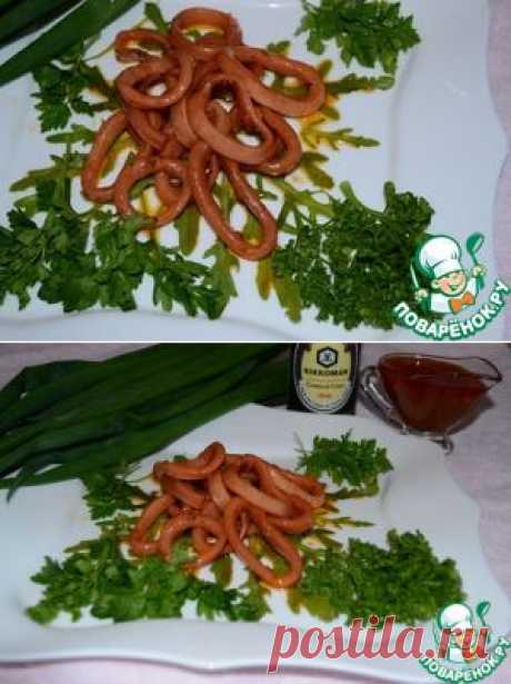 Кальмар маринованный в соевом соусе - кулинарный рецепт