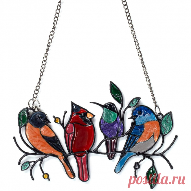 Colgante de aleación de color pintado a mano de pájaro multicolor de doble cara, decoraciones de aleación de la serie de aves, decoraciones de ventanas de vidrio, regalos para amantes de las aves y miembros de la familia - material de aleación (4 pájaros + 7 pájaros) Ormromra CZJJ-ZH120-1 | Walmart en línea Compra por internet Colgante de aleación de color pintado a mano de pájaro multicolor de doble cara, decoraciones de aleación de la serie de aves, decoraciones de venta...