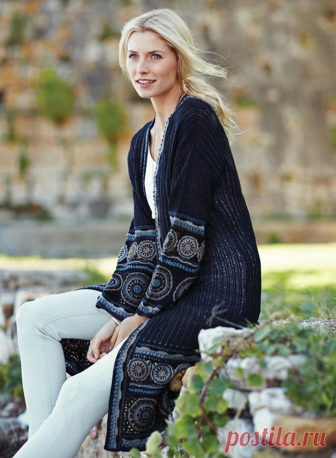 Кардиган с перуанскими мотивами — Делаем руками