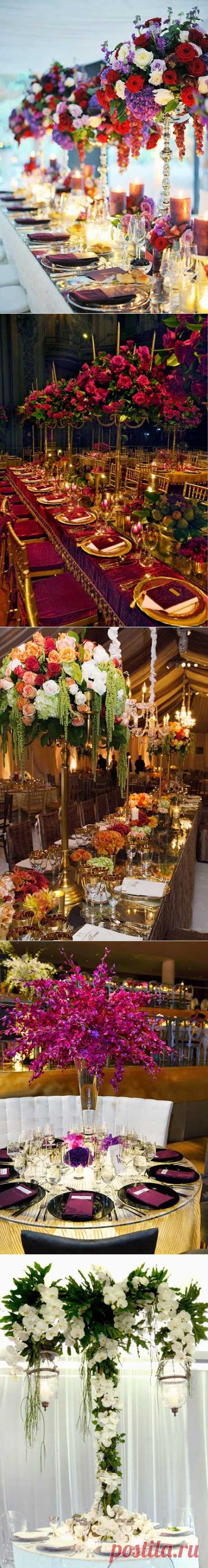 Tall Wedding Centerpieces