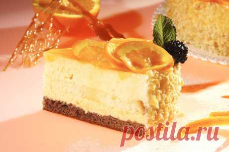 Апельсиновый хрустящий торт - Повар.ру