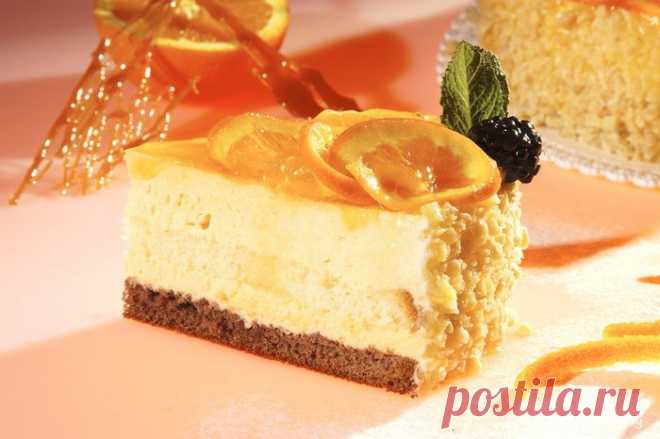 Апельсиновый хрустящий торт - Повар.ру