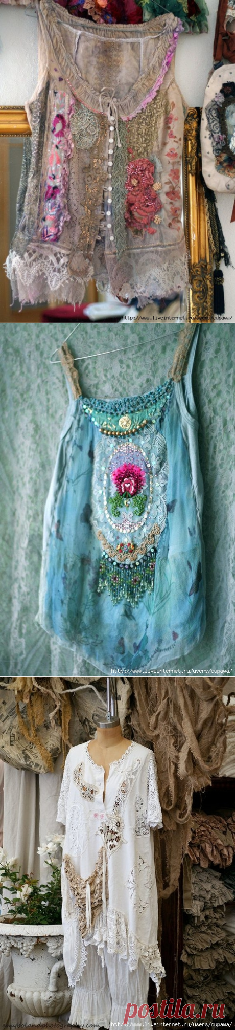 Фантазийная вышивка одежды...в стиле бохо...идеи - sforza_mcintosh