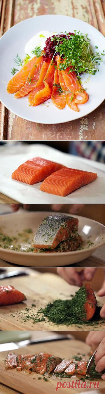 Маринованный лосось от Джейми - супер быстро! | Рецепты Джейми Оливера
