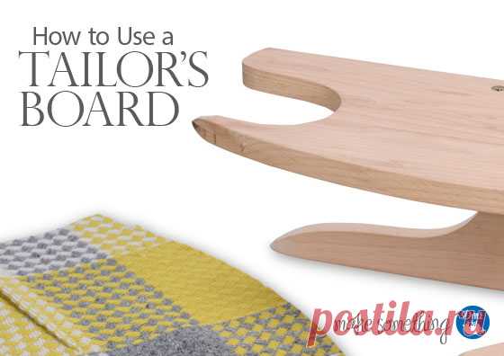 Sewing Tutorial: How to Use a Dritz Tailor's Board for Pressing Sewing Projects Sewing tutorial teaches how to use a Dritz Tailor's Board for pressing sewing projects; press points, seams and edges for expert quality.