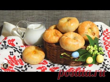 Лучшая выпечка в холодную осеннюю пору. Кныши  - круглые пирожки с картошкой. - YouTube