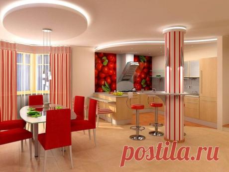 Шторы для кухни - правильный выбор и идеи