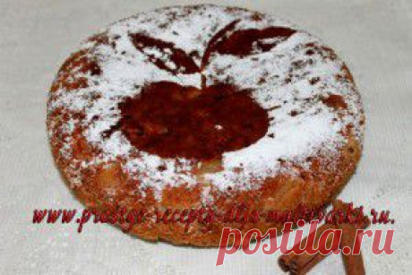 Овсяный пирог с яблоками в мультиварке