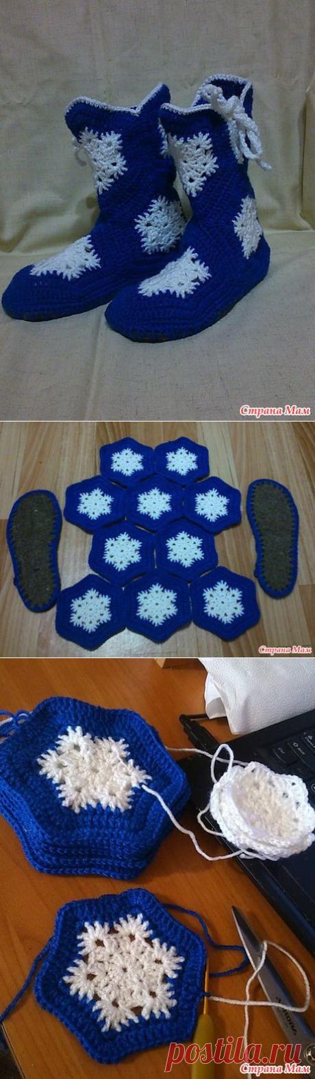 Сапожки на мамины ножки - Вязание - Страна Мам
