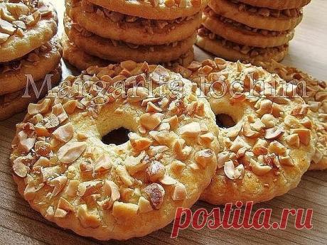 Песочные кольца с орехами