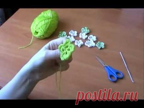 Мастер класс. Вязание цветка.