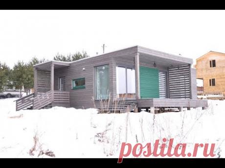 Дом предназначен для круглогодичного проживания. Общая площадь 69,3 м2 Фундамент – буронабивные сваи Тисэ с деревянным ростверком. Наружные несущие стены - д...