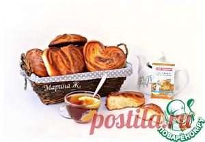 Плюшки на кефирном дрожжевом тесте - кулинарный рецепт