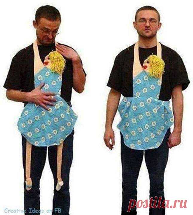 Креативный фартук "Горячие объятия" - подарок для любимого!