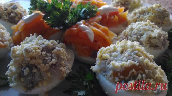 Закуска из яиц и селедки.Праздничная Закуска - Простые рецепты Овкусе.ру