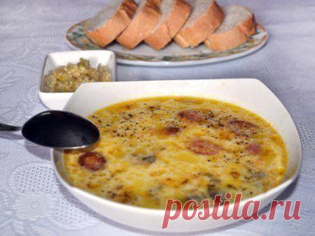 Сырный суп с шампиньонами | Готовим вместе