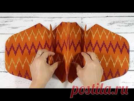 WOW With this unique technique make a hand bag almost with a single stitch