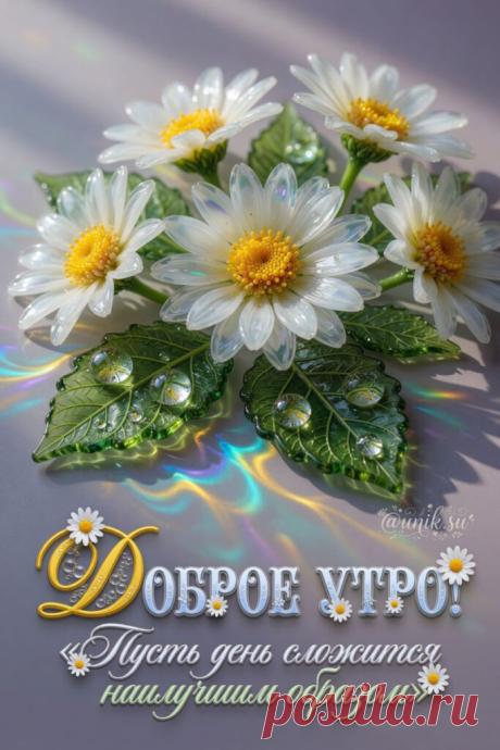 Открытки с пожеланием доброго утра