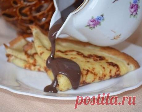 Шоколадный соус для блинов и не только