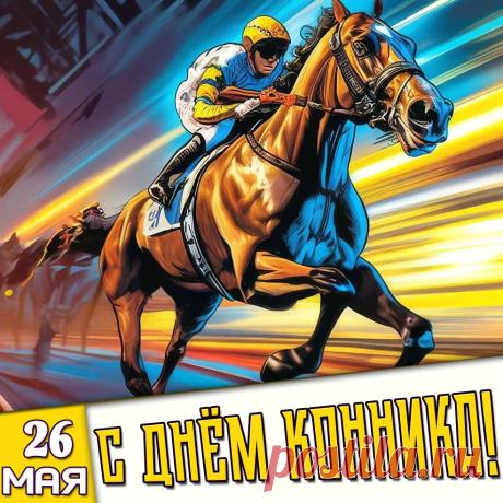 С праздником! Желаю послушных лошадок, мягкой рыси, легких стартов и отличного настроения в седле!