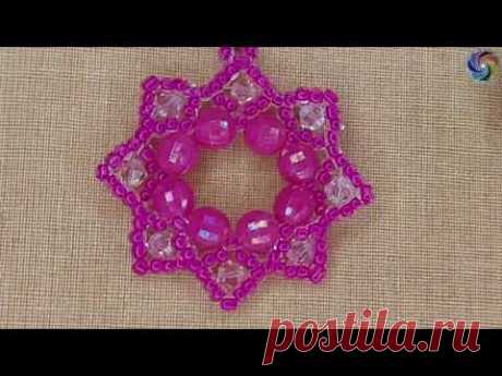 Серьги из бисера и бусин