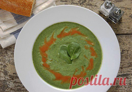 Супы со шпинатом – польза ! / Простые рецепты