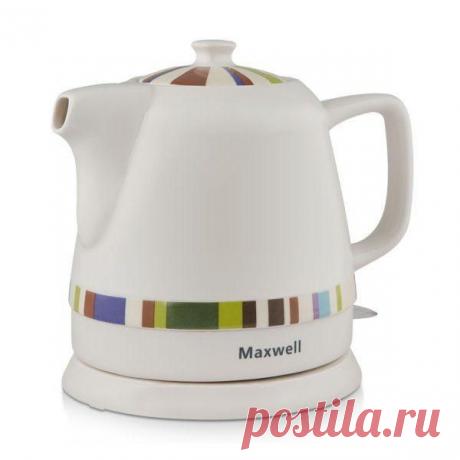 Чайник Maxwell 1046MW(BN)
1 470 руб.

Чайник 1046MW(BN) позволяет вскипятить воду в считанные минуты. Любители чая по достоинству оценят корпус чайника из долговечной керамики.