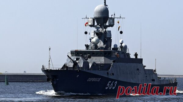 Корабль Балтийского флота выполнил стрельбу "Калибром" в Белом море