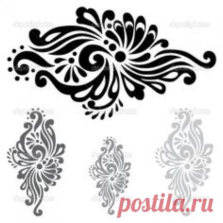 чёрно-белые картинки для декупажа со для распечатки - Поиск в Google