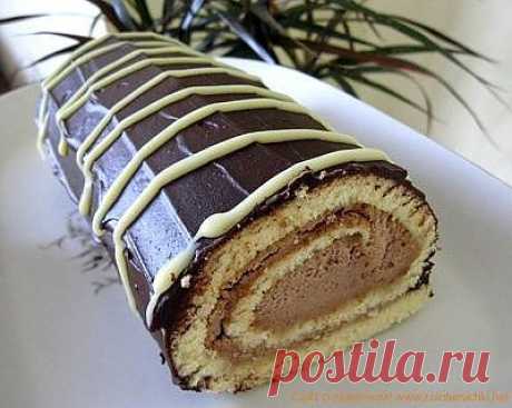 Рулет Лакомка » Вкусные и полезные кулинарные рецепты на любой вкус. Рецепты напитков и коктейлей. Рецепты блюд на праздники! Рецепты выпечки для всех!