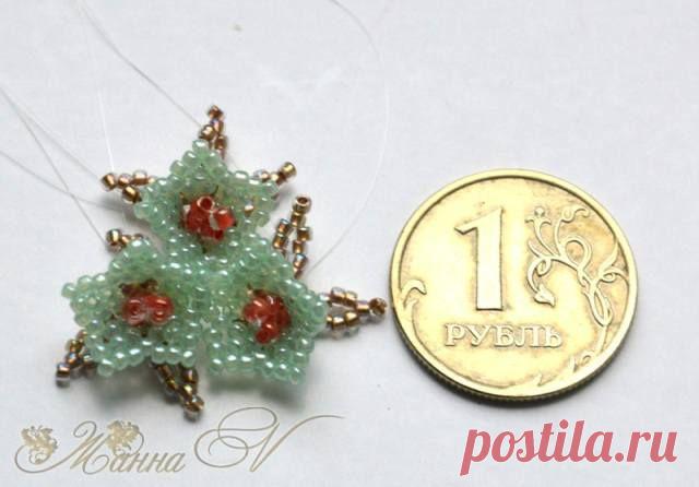 Маленькие цветочки, ландыш, колокольчик. | biser.info - всё о бисере и бисерном творчестве