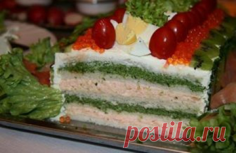 БУТЕРБРОДНЫЕ ТОРТЫ - ОРИГИНАЛЬНЫЕ РЕЦЕПТЫ ВКУСНОЙ ЗАКУСКИ