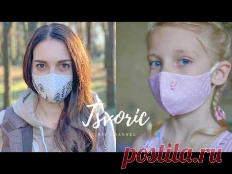 МНОГОРАЗОВАЯ маска из хлопка и бинта / DIY TSVORIC