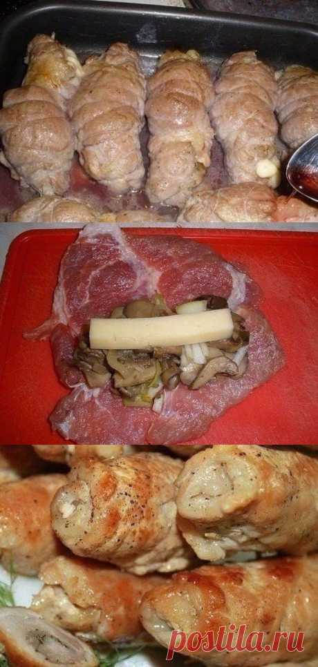 Свиные рулеты - просто, быстро, вкусно! А что ещё нужно?