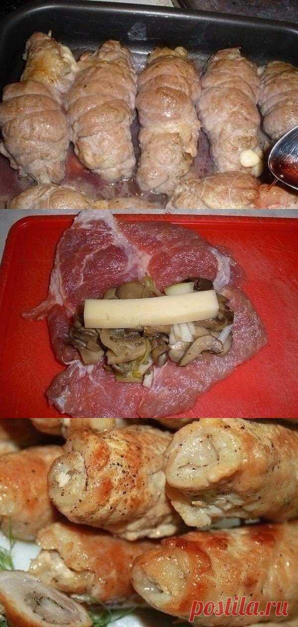 Свиные рулеты - просто, быстро, вкусно! А что ещё нужно?