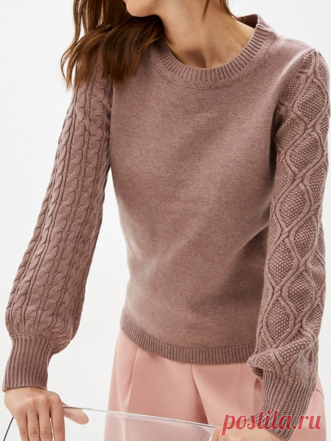 Узорчатые модели для тех, кто любит вязать из тонкой пряжи. Подборка простых свитеров на каждый день со схемами | Вязание спицами LenkomKnit | Дзен