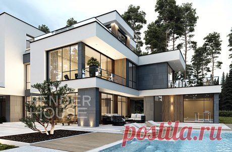 Проект дома Мэдисон парк — строительство под ключ: цены и фото | RNR