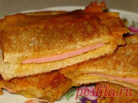 Оригинальные горячие бутерброды с сыром