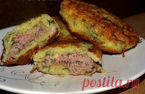 Драники картофельные с мясом / Райская пища