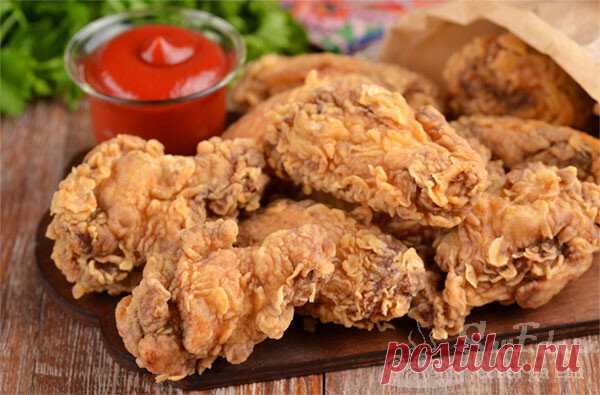 Крылышки KFC. Настоящий рецепт хрустящей панировки. Без кукурузных хлопьев и яиц. Все намного проще | Совет да Еда | Яндекс Дзен