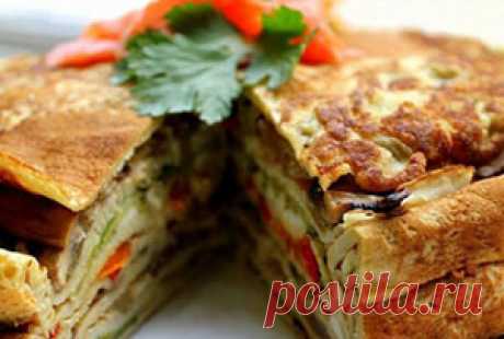 Вкусные блинные торты с разными начинками