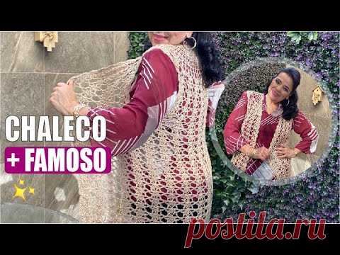 ❤️❤️ [TUTORIAL COMPLETO] CÓMO TEJER EL CHALECO MÁS BONITO DE YOUTUBE - YO TEJO CON LAURA CEPEDA ❤️❤️