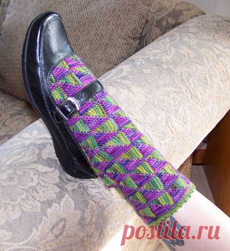 Поузи носки - Весна 2008 - Knitty