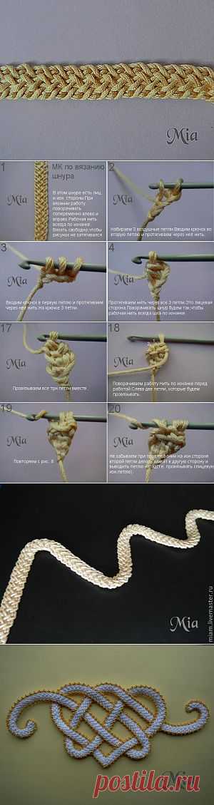 Мастер-класс по вязанию шнура - Ярмарка Мастеров - ручная работа, handmade