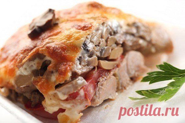 Полезное каждый день! - Мясо по-купечески с грибами