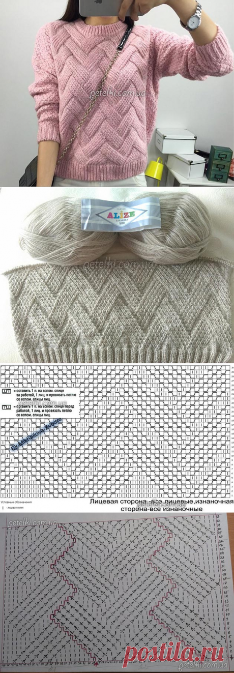 Узор от Елены Волковой. Схема